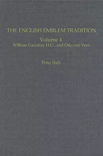 The English Emblem Tradition cover