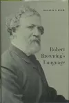 Robert Browning's Language cover