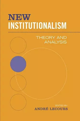 New Institutionalism cover