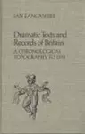 Dramatic Texts and Records of Britain cover