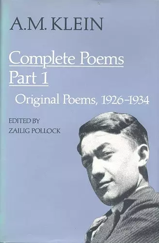 A.M. Klein: Complete Poems cover