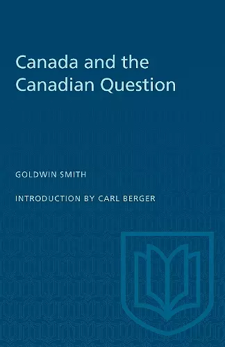 Canada and the Canadian Question cover