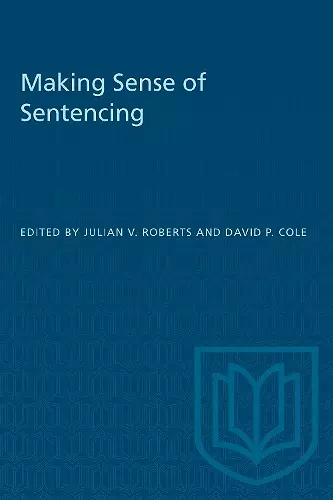 Making Sense of Sentencing cover