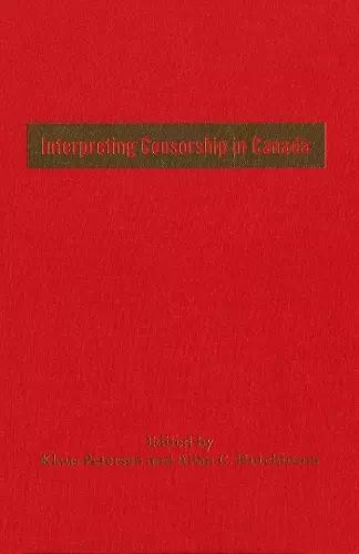 Interpreting Censorship in Canada cover