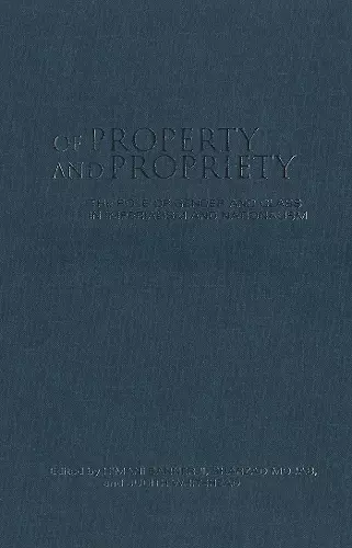 Of Property and Propriety cover