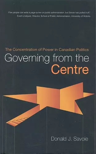 Governing from the Centre cover