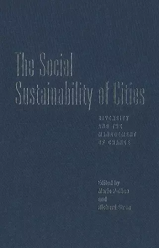 The Social Sustainability of Cities cover