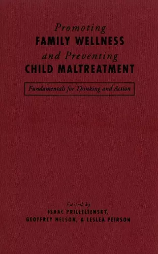 Promoting Family Wellness and Preventing Child Maltreatment cover