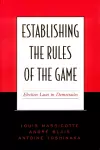 Establishing the Rules of the Game cover