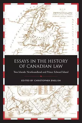 Essays in the History of Canadian Law, Volume IX cover