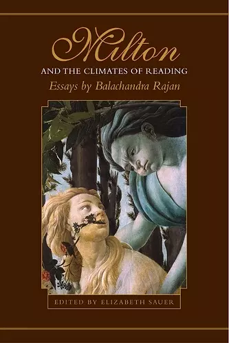 Milton and the Climates of Reading cover