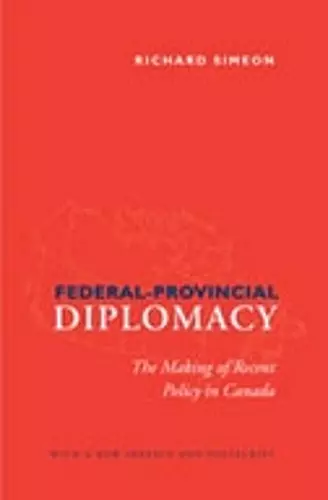 Federal-Provincial Diplomacy cover