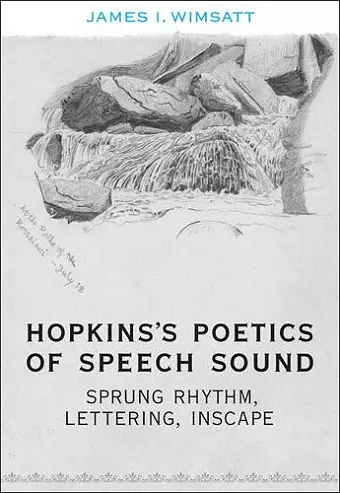 Hopkins's Poetics of Speech Sound cover