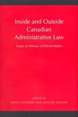 Inside and Outside Canadian Administrative Law cover