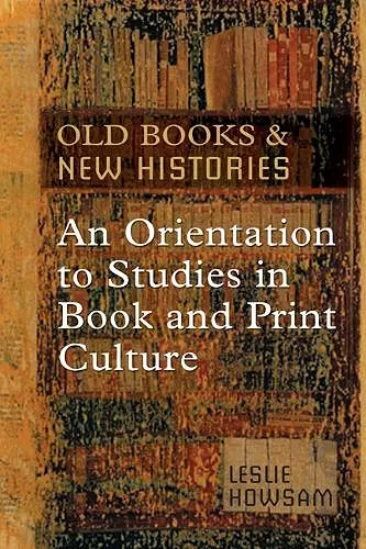 Old Books and New Histories cover