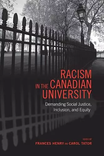 Racism in the Canadian University cover