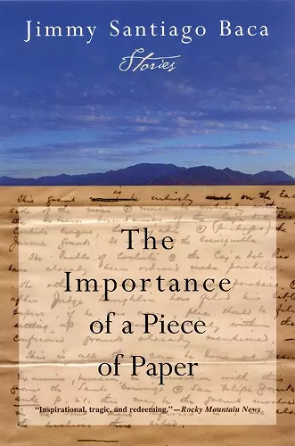 The Importance of a Piece of Paper cover