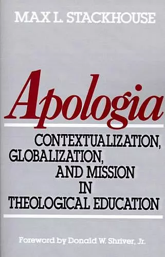 Apologia cover