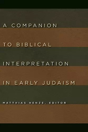 Companion to Biblical Interpretation in Early Judaism cover