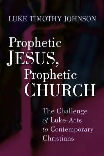 Prophetic Jesus, Prophetic Church cover