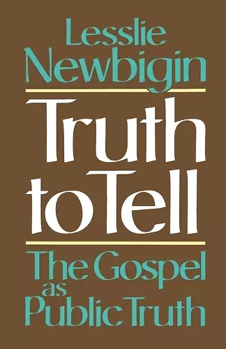 Truth to Tell cover