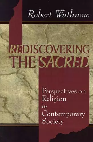 Rediscovering the Sacred cover
