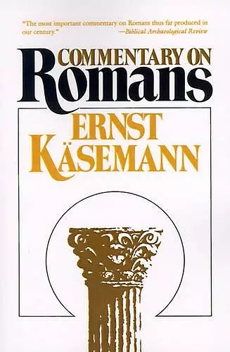 Commentary on Romans cover