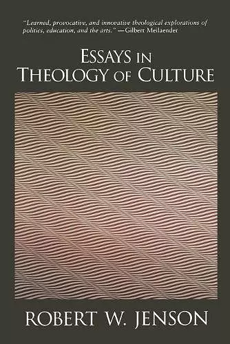 Essays in Theology of Culture cover