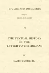 Textual History of the Letter to the Romans cover