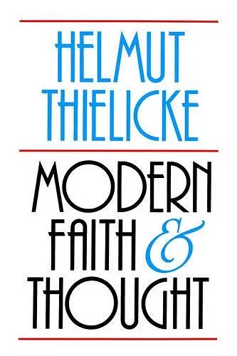 Modern Faith and Thought cover