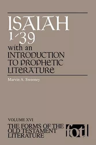 Isaiah 1-39 cover