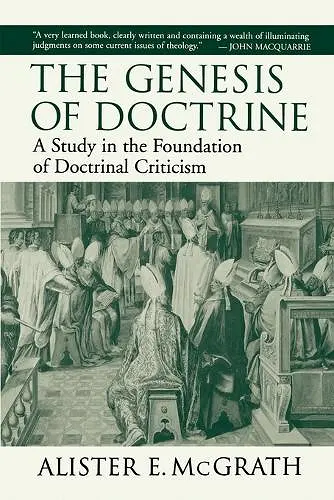 The Genesis of Doctrine cover