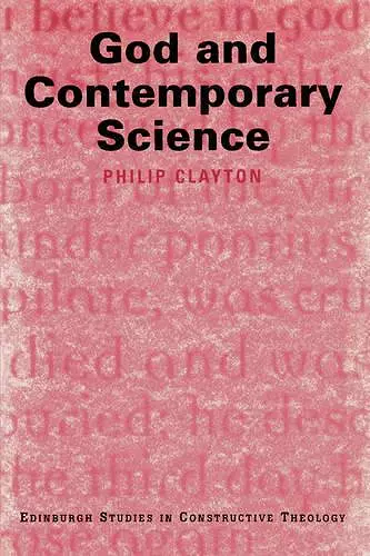 God and Contemporary Science cover