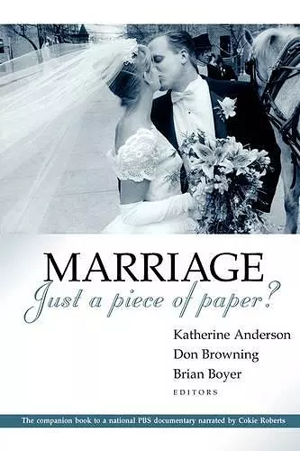 Marriage - Just a Piece of Paper? cover