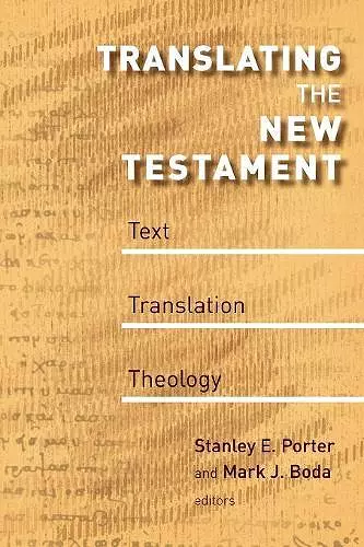 Translating the New Testament cover