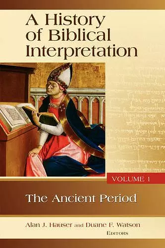 History of Biblical Interpretation cover