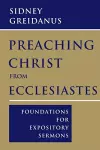 Preaching Christ from Ecclesiastes cover
