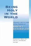 Being Holy in the World cover