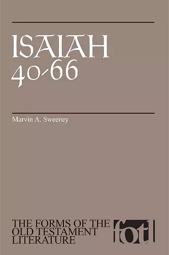 Isaiah 40-66 cover