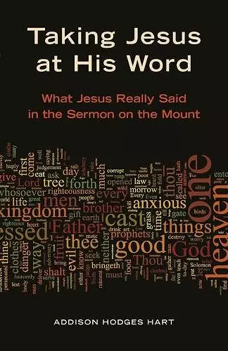 Taking Jesus at His Word cover