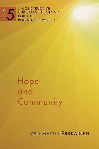 Hope and Community cover