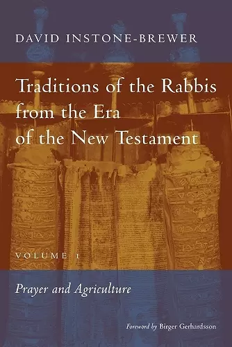 Traditions of the Rabbis from the Era of the New Testament, volume 1 cover