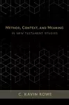 Method, Context, and Meaning in New Testament Studies cover