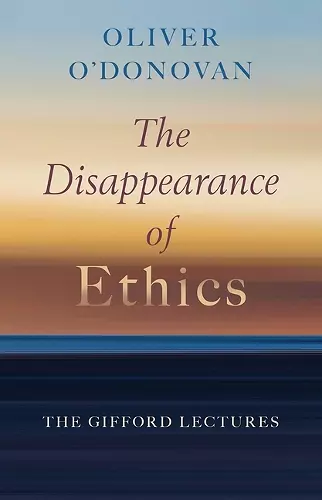 The Disappearance of Ethics cover