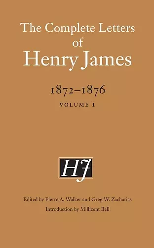 The Complete Letters of Henry James, 1872–1876 cover