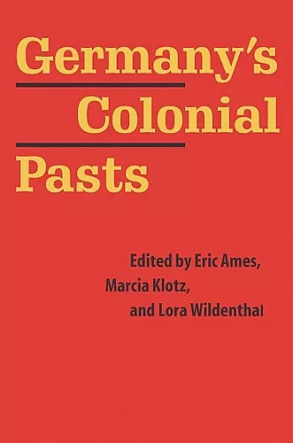 Germany's Colonial Pasts cover