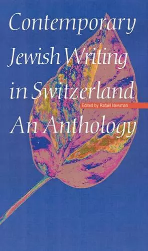 Contemporary Jewish Writing in Switzerland cover