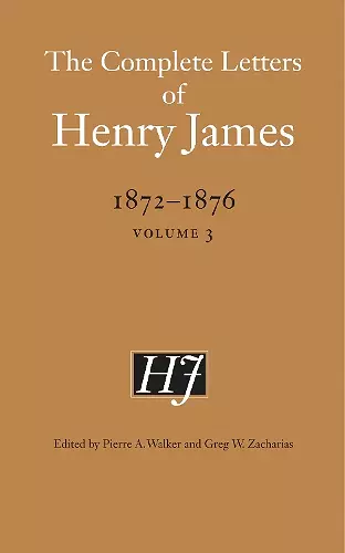 The Complete Letters of Henry James, 1872–1876 cover