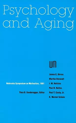 Nebraska Symposium on Motivation, 1991, Volume 39 cover