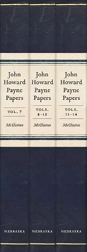 John Howard Payne Papers, 3-volume set cover